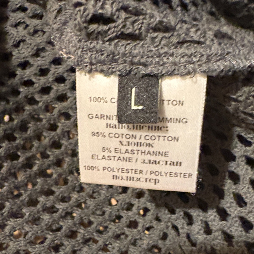 Barbara Bui Olive Mesh Tank with Pockets - Picture 7 of 11